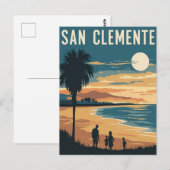 San Clemente Beach, Californië Briefkaart (Voorkant / Achterkant)