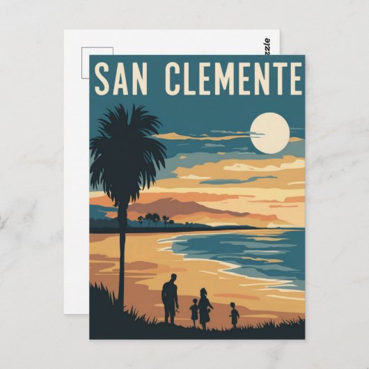 San Clemente Beach, Californië Briefkaart (Voorkant / Achterkant)