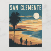 San Clemente Beach, Californië Briefkaart (Voorkant)