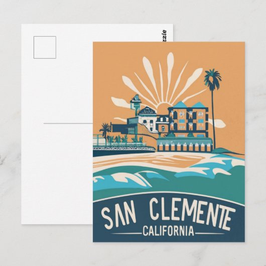 San Clemente Beach, Californië Briefkaart (Voorkant / Achterkant)