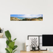 San Clemente, CA State Beach Panoramic Poster (Thuiskantoor)