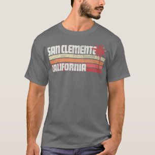 San Clemente California CA 80s Gift Beach T-shirt