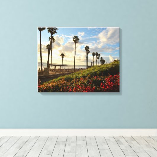 San Clemente California Canvas Afdruk (Insitu (Houten vloer))