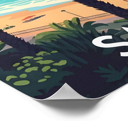 San Clemente California coastal view Poster (Hoek)