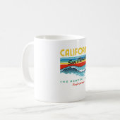 San Clemente California Cute Retro Gift Koffiemok (Voorkant links)