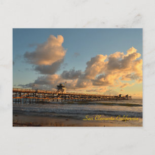San Clemente California Pier Briefkaart