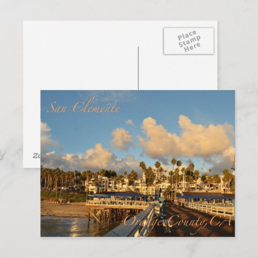 San Clemente California Post Card Briefkaart (Voorkant / Achterkant)