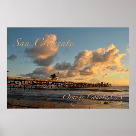 San Clemente California Poster (Voorkant)