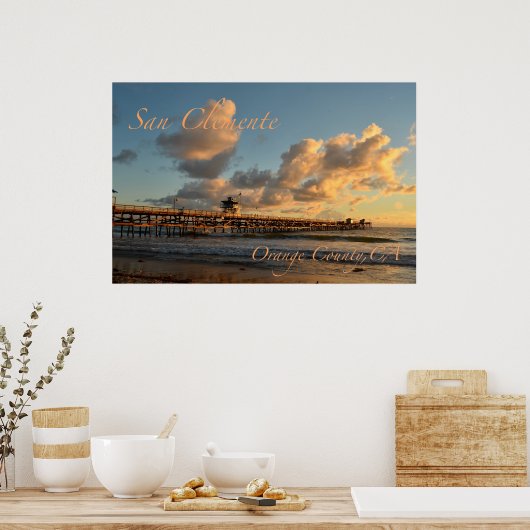 San Clemente California Poster (Keuken)