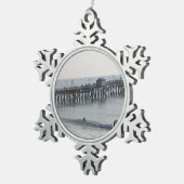 San Clemente California Tin Sneeuwvlok Ornament (Rechts)