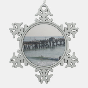San Clemente California Tin Sneeuwvlok Ornament