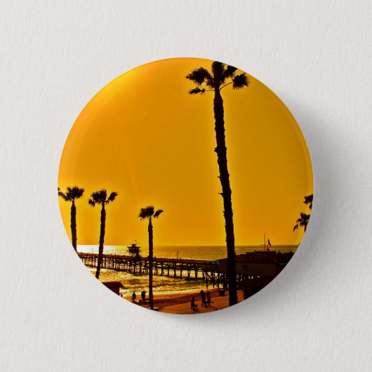 San Clemente, Californië Ronde Button 5,7 Cm (Voorkant)