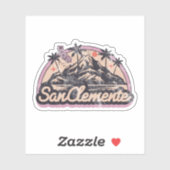 San Clemente, Californië Sticker (Vel)