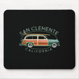 San Clemente Californië Vintage Surfen Muismat