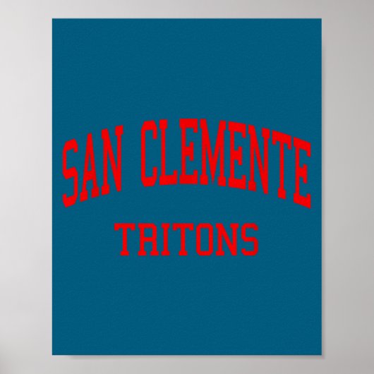 San Clemente middelbare school hs San Clemente CA Poster (Voorkant)