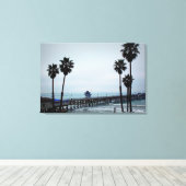 San Clemente Pier - 3 paneel Canvas (Insitu (Houten vloer))