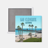 San Clemente Pier Beach California  Magneet (Voorkant / Achterkant)
