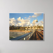 San Clemente Pier California Canvas Afdruk (Voorkant)