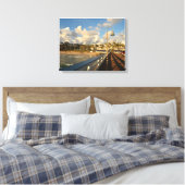 San Clemente Pier California Canvas Afdruk (Insitu (Slaapkamer))