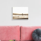 San Clemente pier  Californische foto Canvas Afdruk (Insitu (Woonkamer))