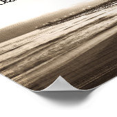 San Clemente pier  Californische foto Poster (Hoek)