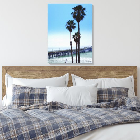 San Clemente Pier Canvas (Insitu (Slaapkamer))