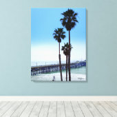 San Clemente Pier Canvas (Insitu (Houten vloer))
