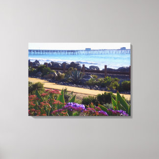 San Clemente Pier Canvas Afdruk