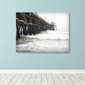 San Clemente Pier Canvas Afdruk (Insitu (Houten vloer))