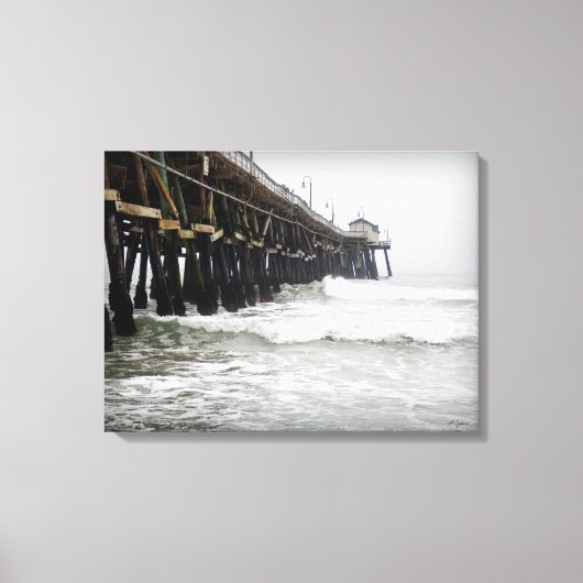 San Clemente Pier Canvas Afdruk (Voorkant)