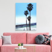 San Clemente Pier Canvas Afdruk (Insitu (Woonkamer))