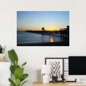 San Clemente Pier Poster (Thuiskantoor)