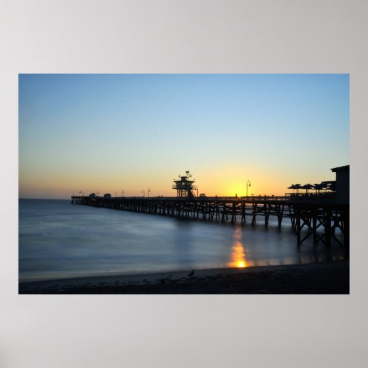San Clemente Pier Poster (Voorkant)