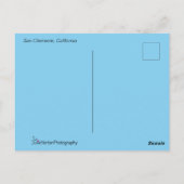 San Clemente Railroad Crossing Train Tracks Briefkaart (Achterkant)