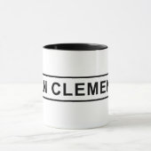 San Clemente Sign Coffee Cup Mok (Midden)