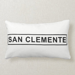San Clemente Sign Pillow Kussen
