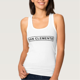 San Clemente Sign Women's Tank