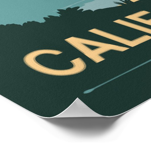 San Clemente State Beach Travel Poster (Hoek)