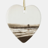 San Clemete pier California strand  foto Keramisch Ornament (Rechts)