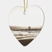 San Clemete pier California strand  foto Keramisch Ornament (Links)