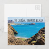 San Cristóbal Islas Galápagos Ecuador briefkaart (Voorkant / Achterkant)