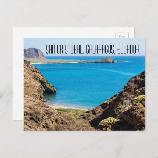 San Cristóbal Islas Galápagos Ecuador briefkaart (Voorkant / Achterkant)