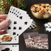 San Cristobal met klokkentoren Pokerkaarten (Insitu)