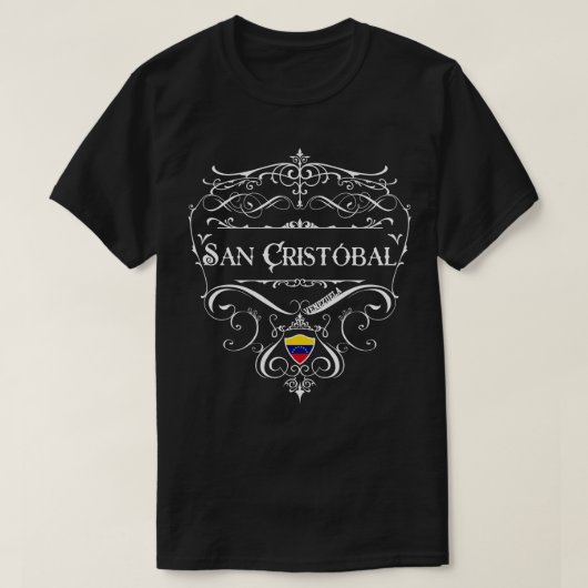 San Cristobal  ontwerp 1 T-shirt (Design voorkant)