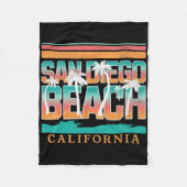 San Diego _1  Fleece Deken (Voorkant)