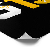 San Diego 619  90s Honkbal Speler Silhouet Poster (Hoek)