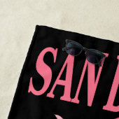 San Diego Bachelorette Party Gepersonaliseerd Vaca Strandlaken (In situ)