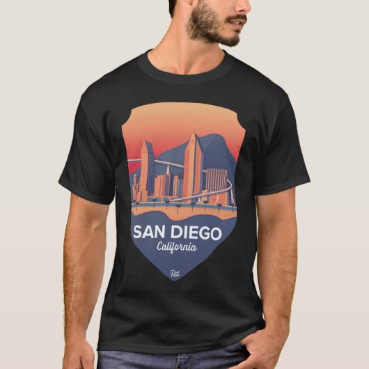 San Diego Badge T-shirt (Voorkant)