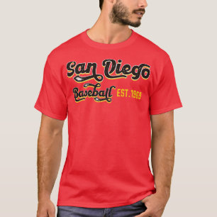 San Diego Baseball EST1969 Honkbal Liefhebber T-shirt