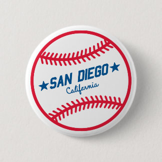 San Diego Baseball Ronde Button 5,7 Cm